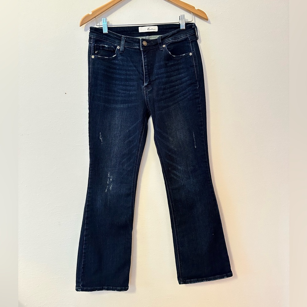 Kancan Dark Wash Flared Jeans Size 9/28